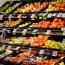 Prices of fruit and vegetables in a supermarket